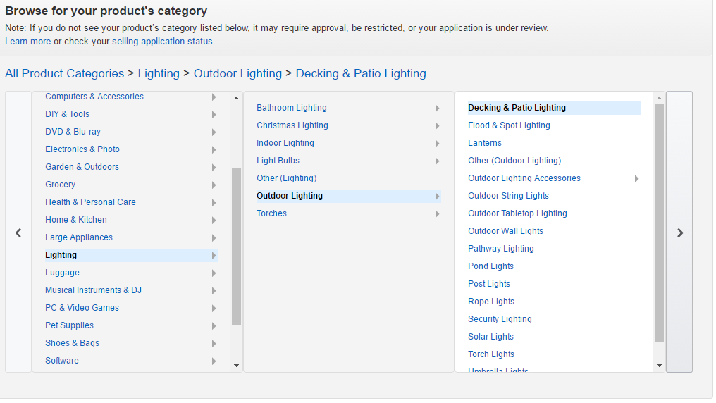 Classifying a Product