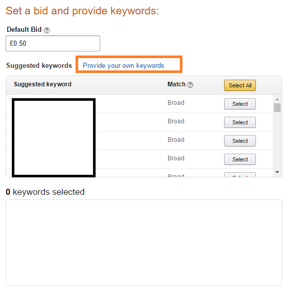 Keyword Bidding