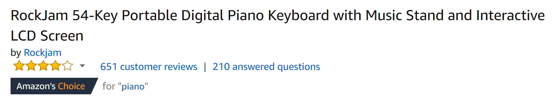 Keyboard with lots of reviews