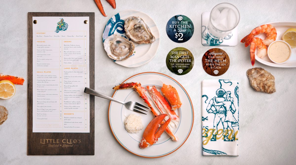 Little Cleo's Seafood Restaurant Branding Ideas - FedEx Branding - Brand Consistency - AmazonSEOConsultant.com