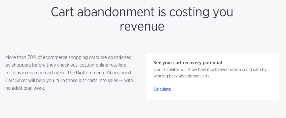 cart abandonment