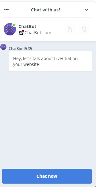 chatbot and livechat