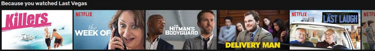 netflix personalised recommendations