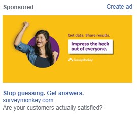 personalised facebook advertisement