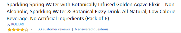 a good amazon product title