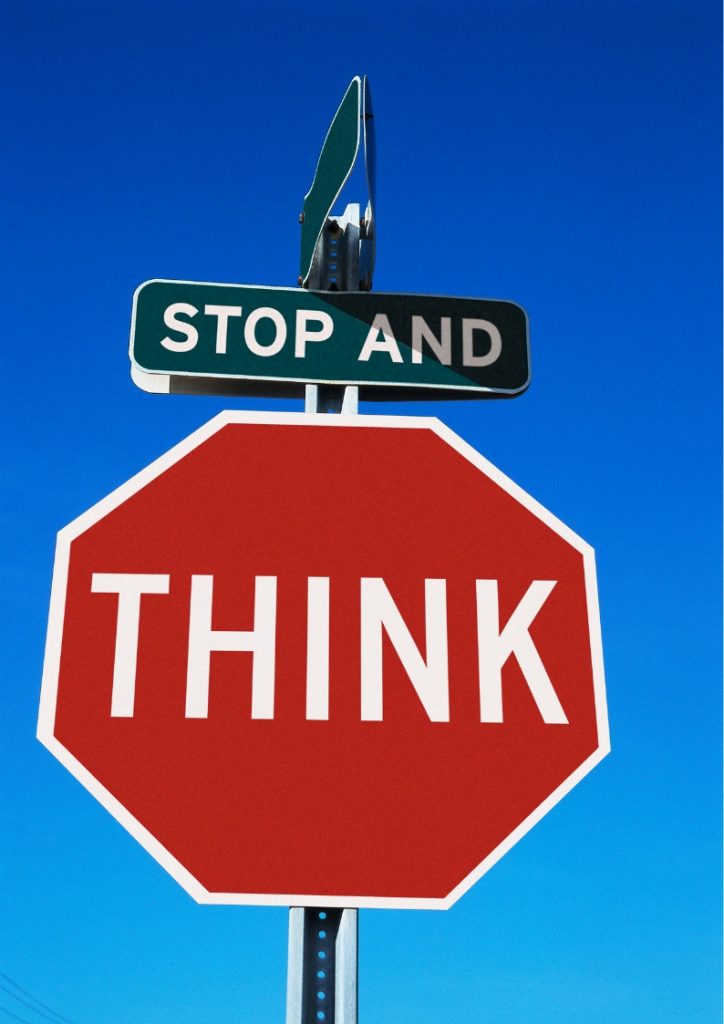 stop and think