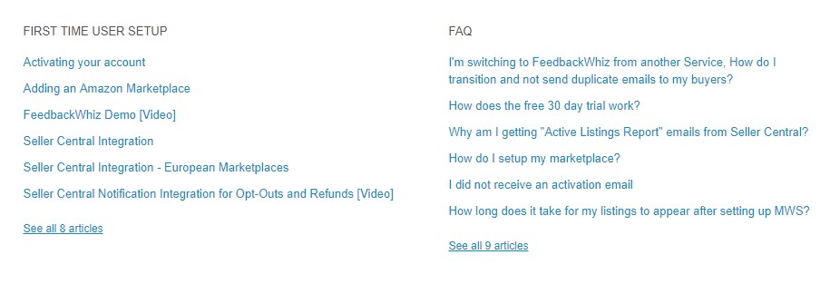 feedbackwhiz faqs