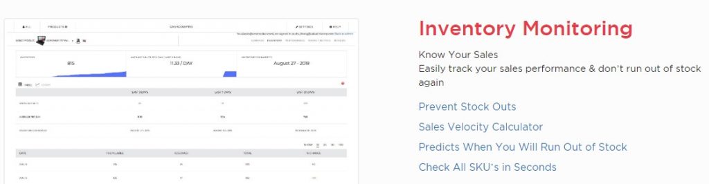 inventory monitoring