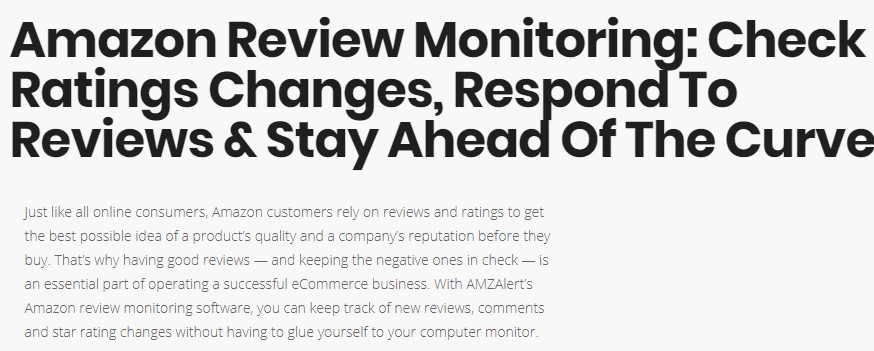 amazon review monitoring