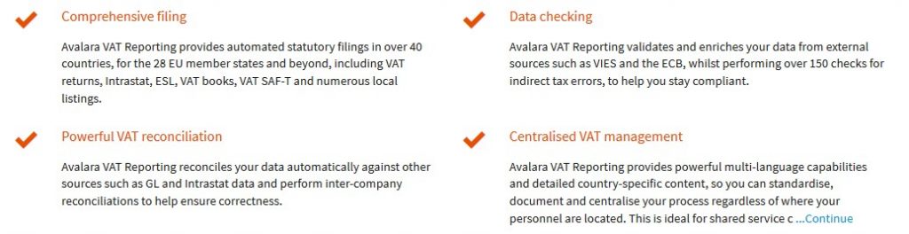 avalara value added tax