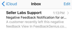 feedback genius notifications