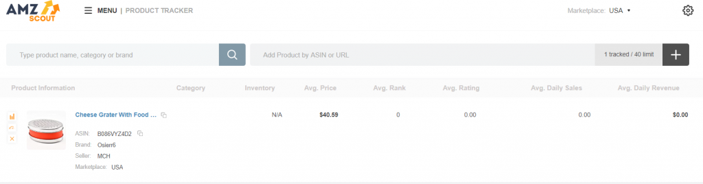 amzscout product tracker