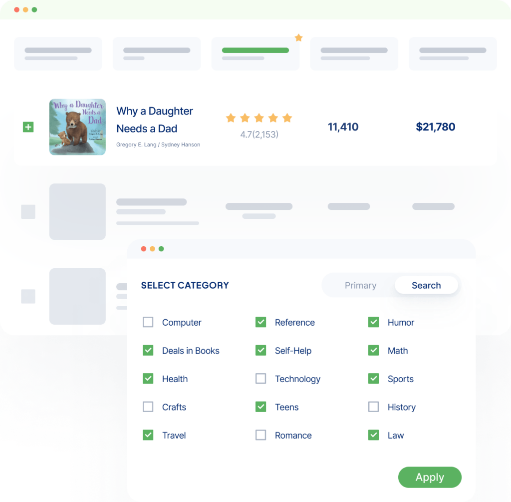 bookbeam niche finder
